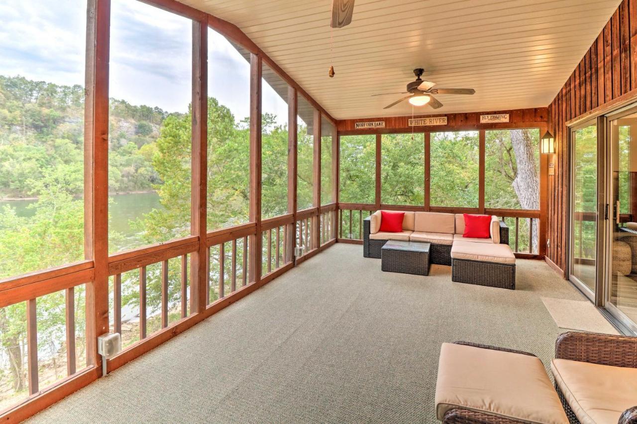 Private Norfork Home With Decks And River Access! Bagian luar foto