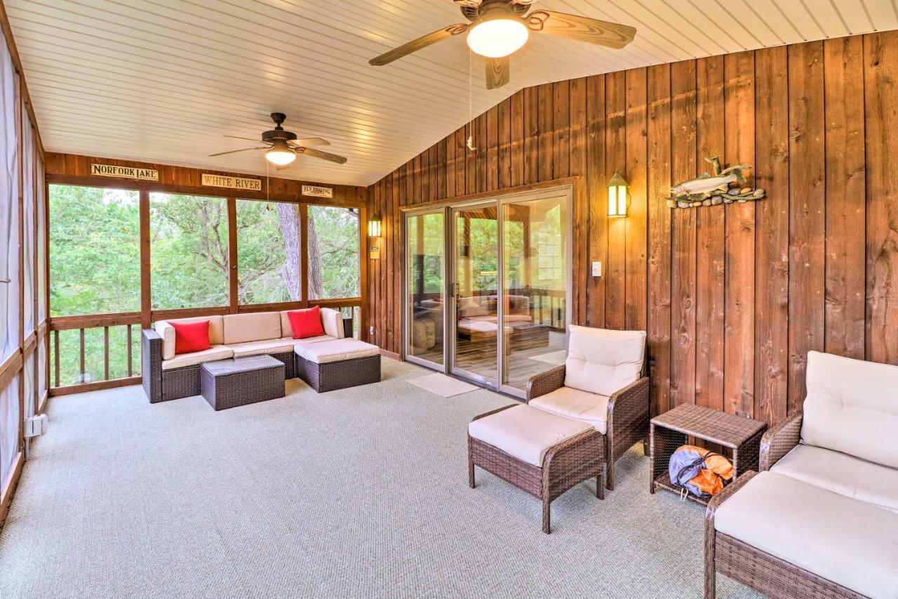 Private Norfork Home With Decks And River Access! Bagian luar foto